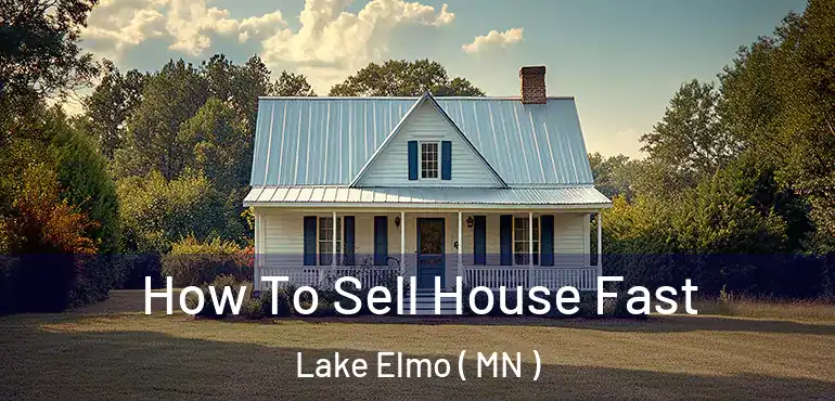  How To Sell House Fast Lake Elmo ( MN )
