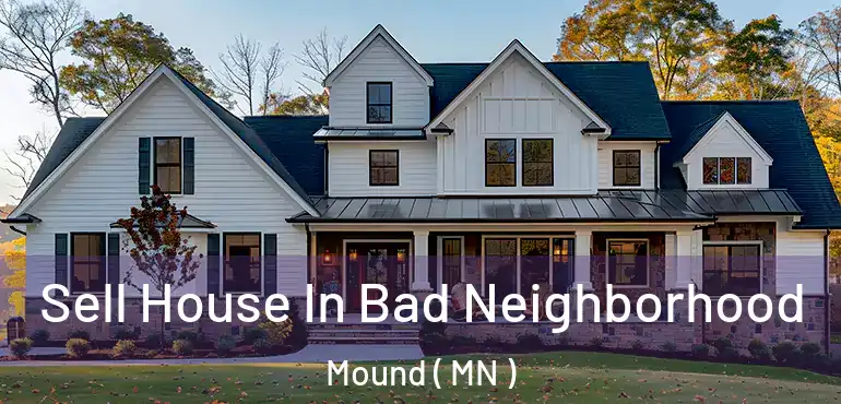  Sell House In Bad Neighborhood Mound ( MN )