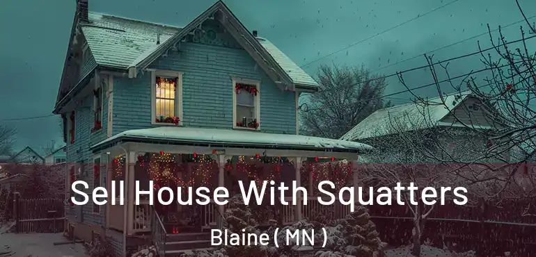  Sell House With Squatters Blaine ( MN )