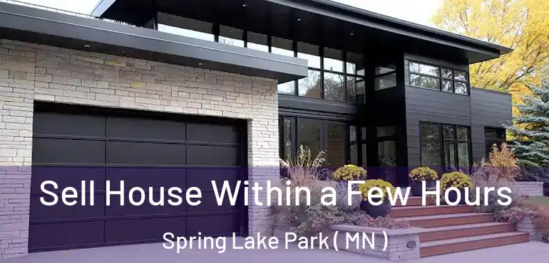  Sell House Within a Few Hours Spring Lake Park ( MN )