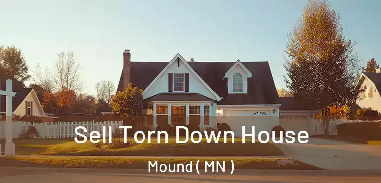  Sell Torn Down House Mound ( MN )